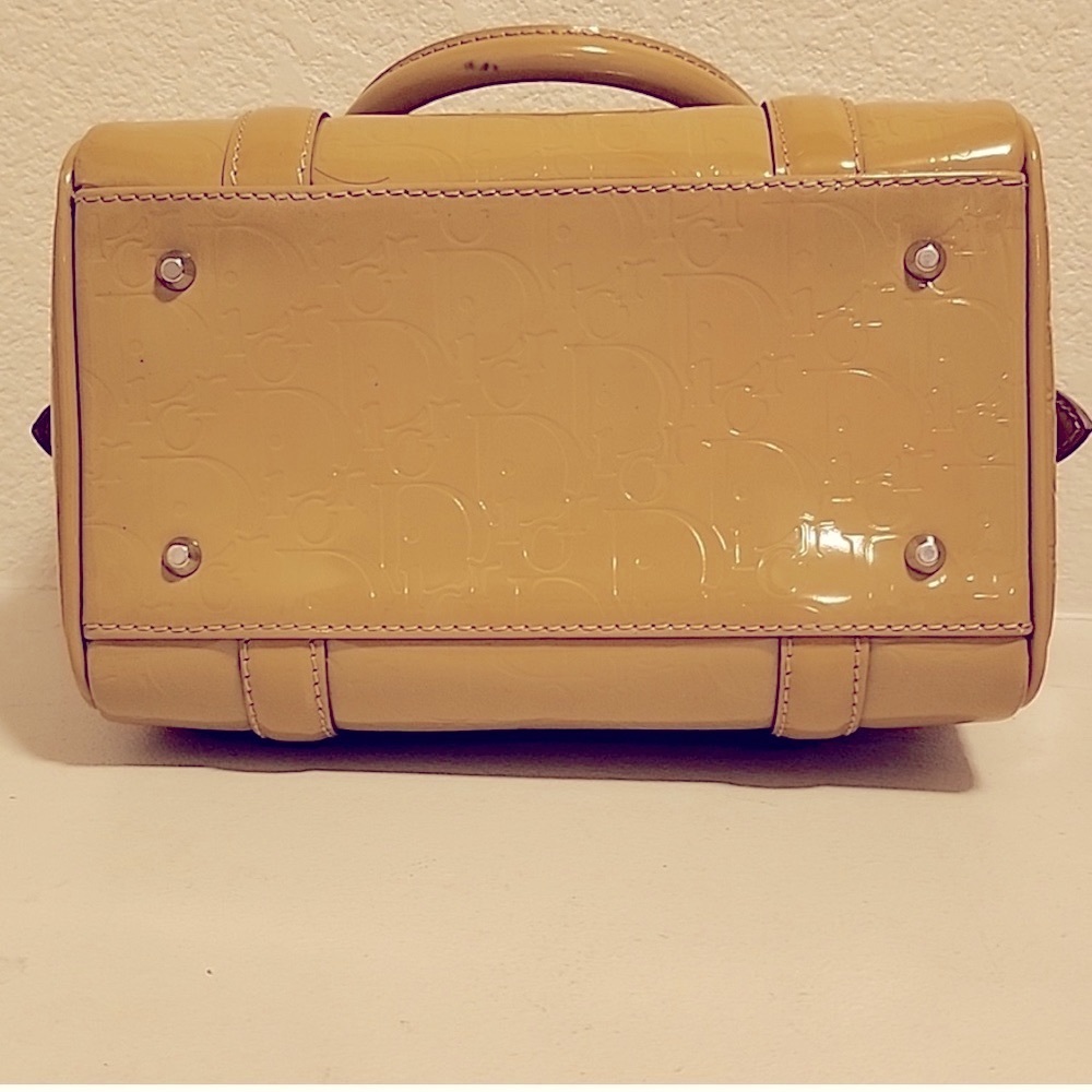 Christian Dior Patent Leather Trotter Boston Bag - Picture 5 of 10